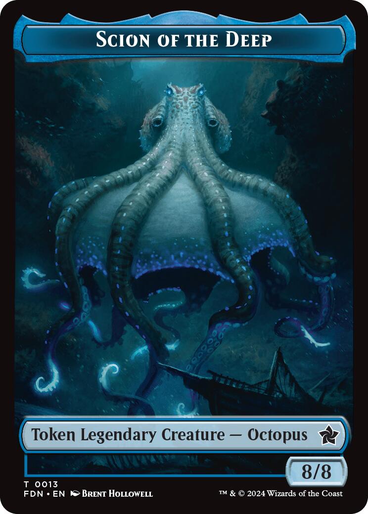 Scion of the Deep // Koma's Coil Doubled-Sided Token [Foundations Tokens] | Gam3 Escape