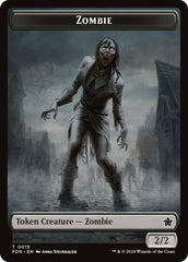 Zombie // Insect Doubled-Sided Token [Foundations Tokens] | Gam3 Escape