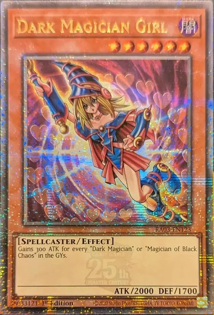 Dark Magician Girl (Quarter Century Secret Rare) (C) [RA03-EN123] Quarter Century Secret Rare | Gam3 Escape