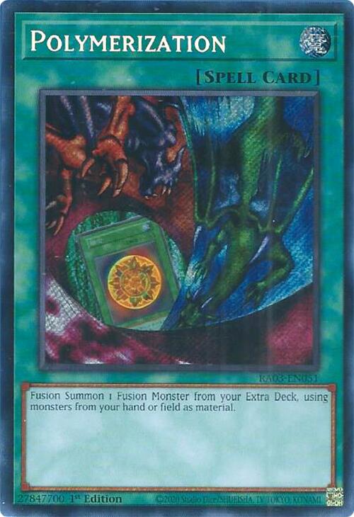 Polymerization (Alternate Art) (Secret Rare) [RA03-EN051] Secret Rare | Gam3 Escape