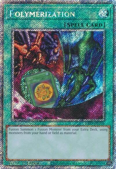 Polymerization (Alternate Art) (Platinum Secret Rare) [RA03-EN051] Platinum Secret Rare | Gam3 Escape