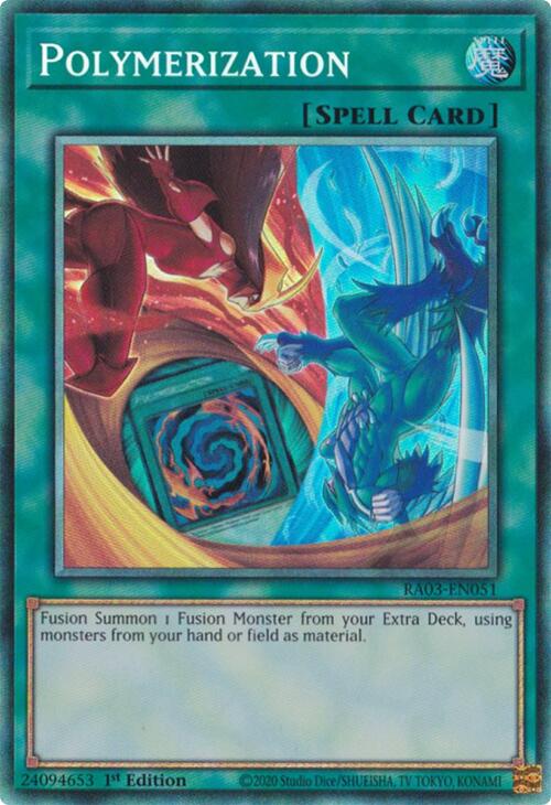 Polymerization (B) (HERO Art) (PCR) [RA03-EN051] Prismatic Collector's Rare | Gam3 Escape