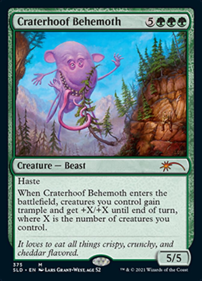 Craterhoof Behemoth (375) [Secret Lair Drop Series] | Gam3 Escape