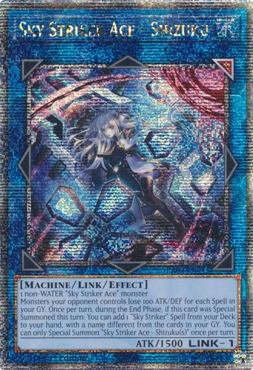 Sky Striker Ace - Shizuku (Alternate Art) (Quarter Century Secret Rare) [RA03-EN043] Quarter Century Secret Rare | Gam3 Escape