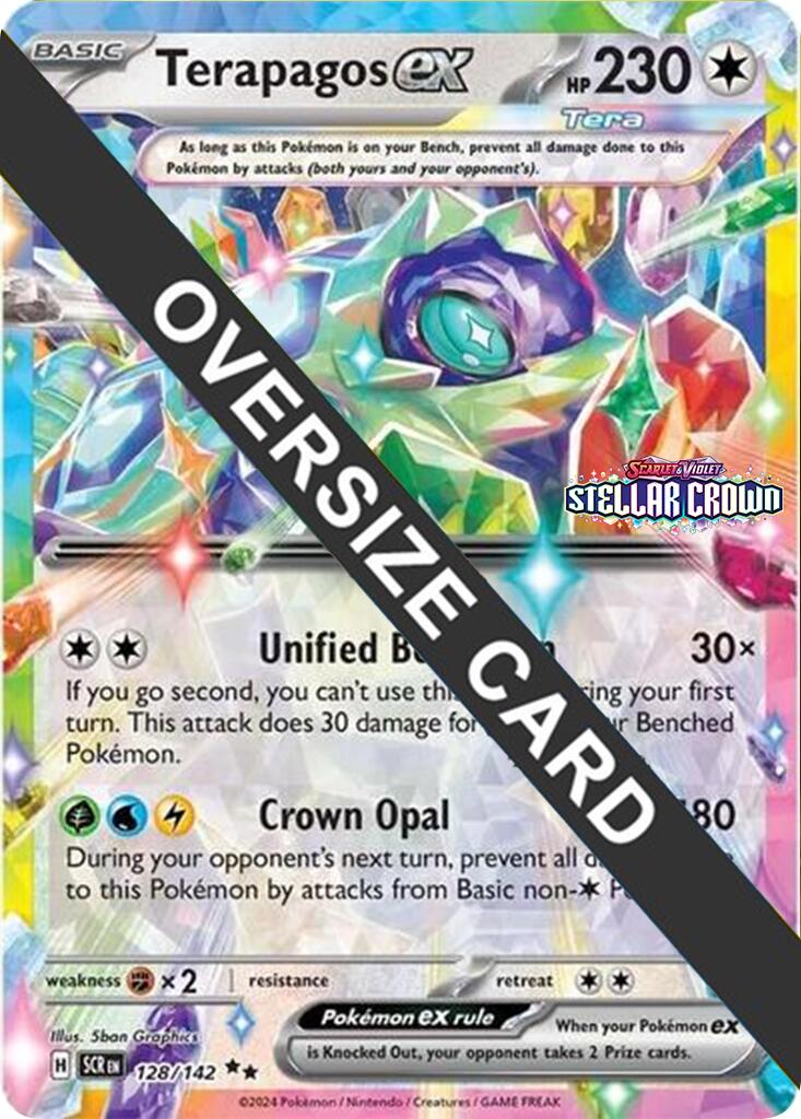 Terapagos ex (128/142) (Jumbo Card) [Scarlet & Violet: Black Star Promos] | Gam3 Escape