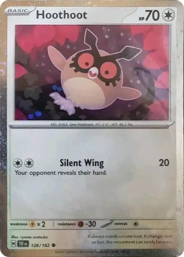 Hoothoot (126/162) (Cosmos Holo) [Scarlet & Violet: Black Star Promos] | Gam3 Escape