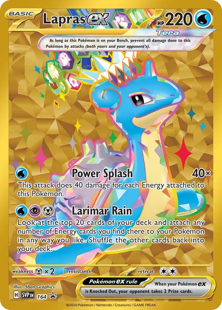 Lapras ex (164) [Scarlet & Violet: Black Star Promos] | Gam3 Escape