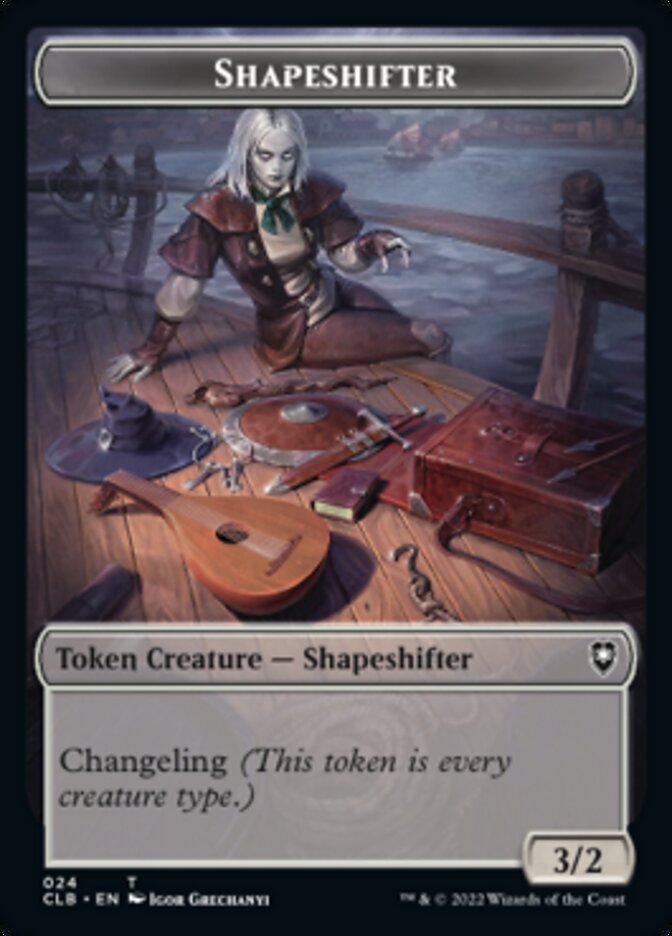 Shapeshifter (024) // Shapeshifter (028) Double-Sided Token [Commander Legends: Battle for Baldur's Gate Tokens] | Gam3 Escape
