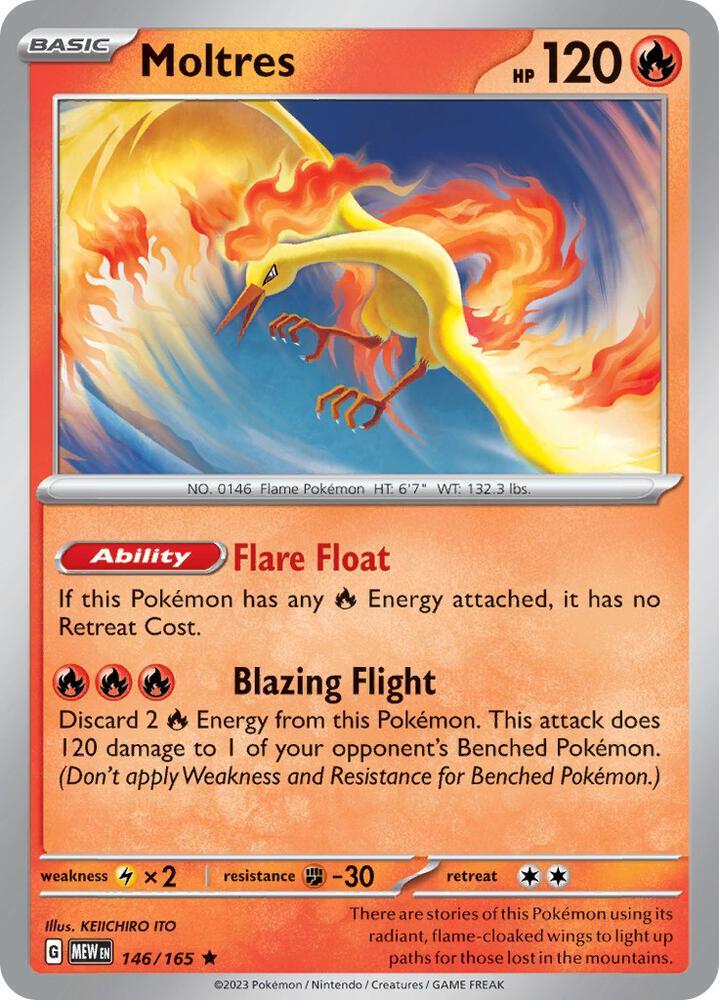 Moltres (146/165 - Deck Exclusives) [Scarlet & Violet 151] | Gam3 Escape