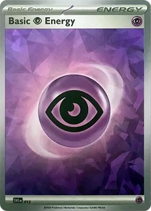 Basic Psychic Energy (013) (Cracked Ice Holo) [Scarlet & Violet: Stellar Crown] | Gam3 Escape
