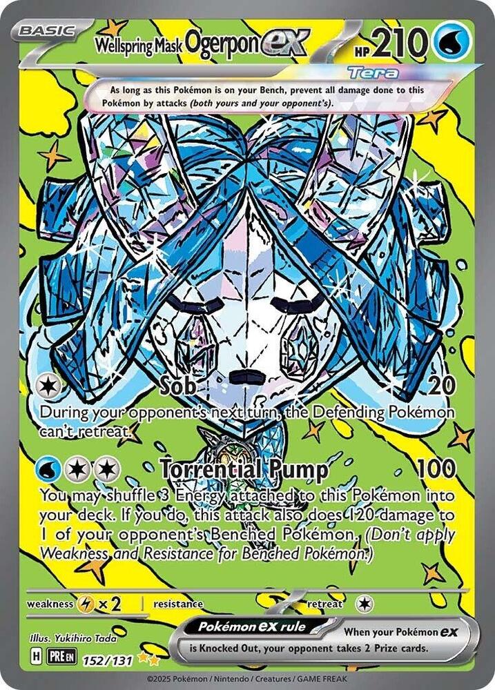 Wellspring Mask Ogerpon ex (152/131) [Scarlet & Violet: Prismatic Evolutions] | Gam3 Escape