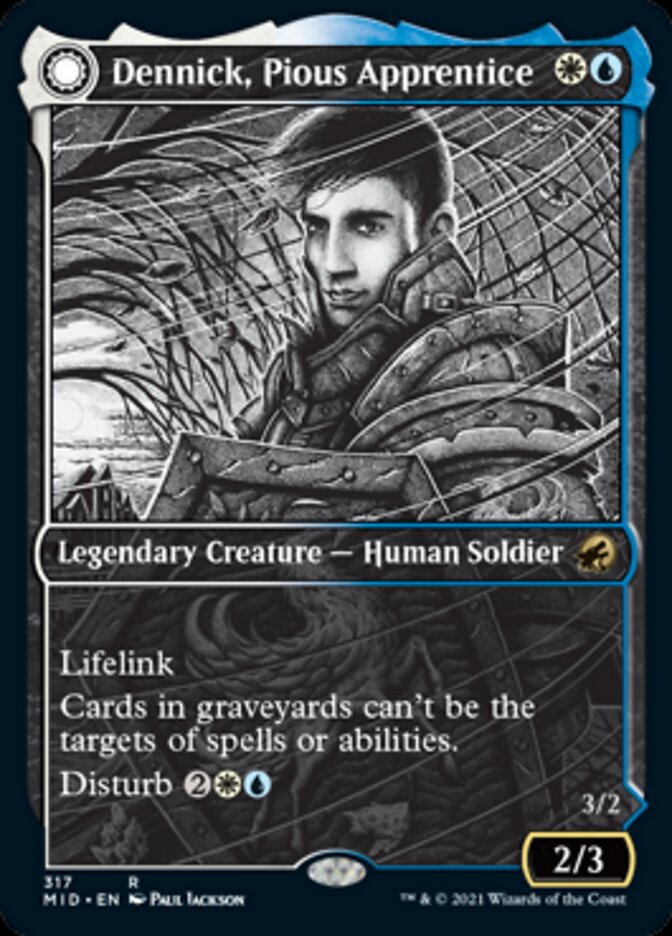 Dennick, Pious Apprentice // Dennick, Pious Apparition (Showcase Eternal Night) [Innistrad: Midnight Hunt] | Gam3 Escape