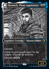 Dennick, Pious Apprentice // Dennick, Pious Apparition (Showcase Eternal Night) [Innistrad: Midnight Hunt] | Gam3 Escape