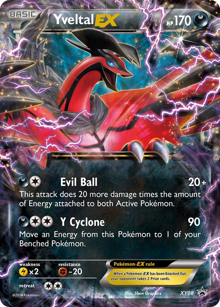 Yveltal EX (XY08) [XY: Black Star Promos] | Gam3 Escape