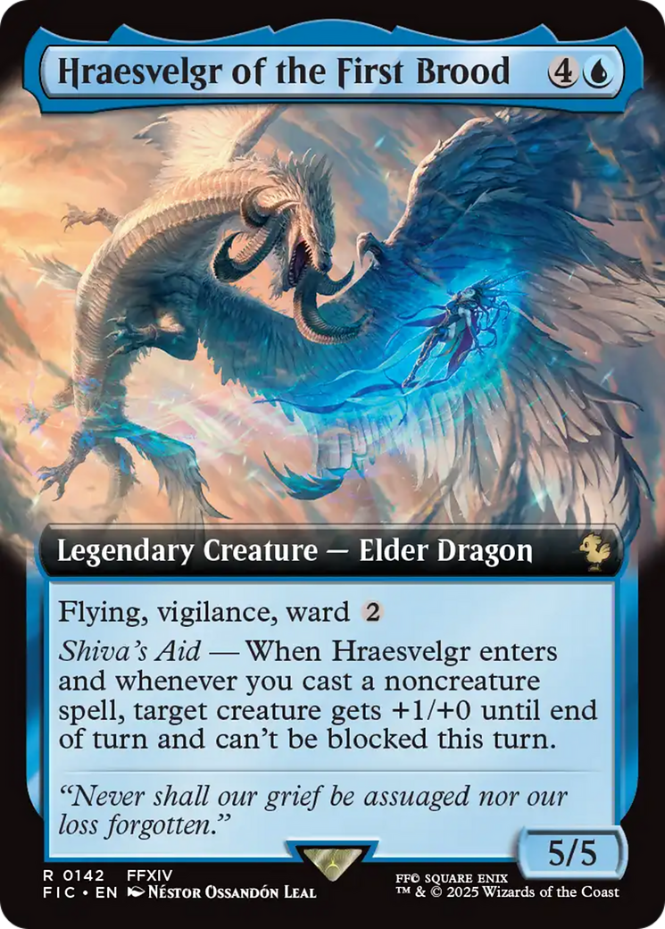 Hraesvelgr of the First Brood (Extended Art) [FINAL FANTASY Commander] | Gam3 Escape