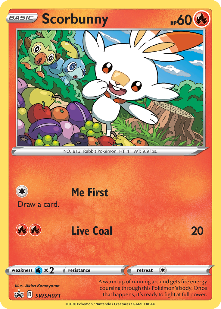 Scorbunny (SWSH071) [Sword & Shield: Black Star Promos] | Gam3 Escape