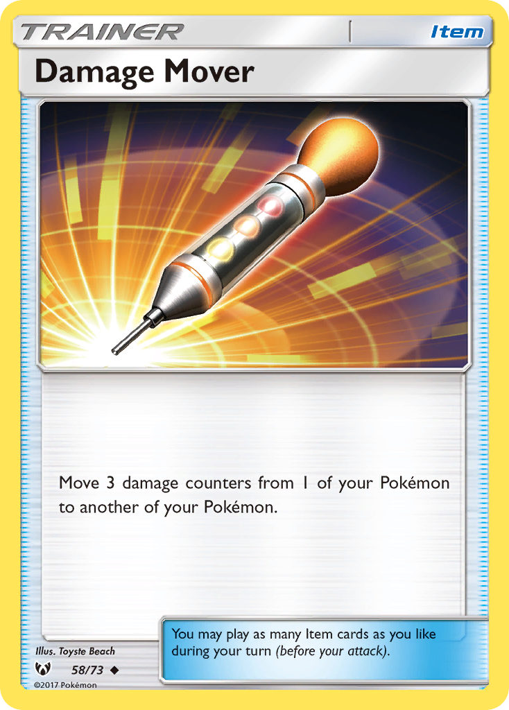 Damage Mover (58/73) [Sun & Moon: Shining Legends] | Gam3 Escape