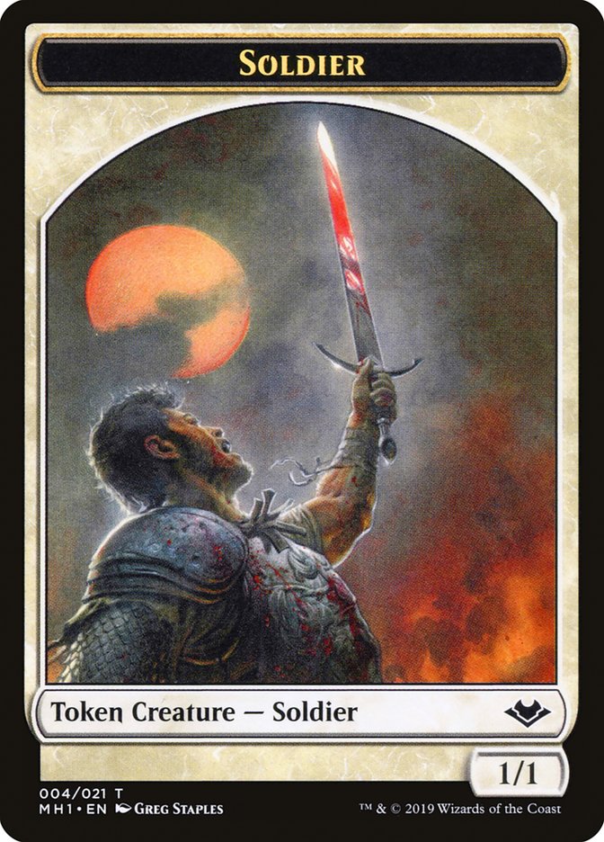 Angel (002) // Soldier (004) Double-Sided Token [Modern Horizons Tokens] | Gam3 Escape