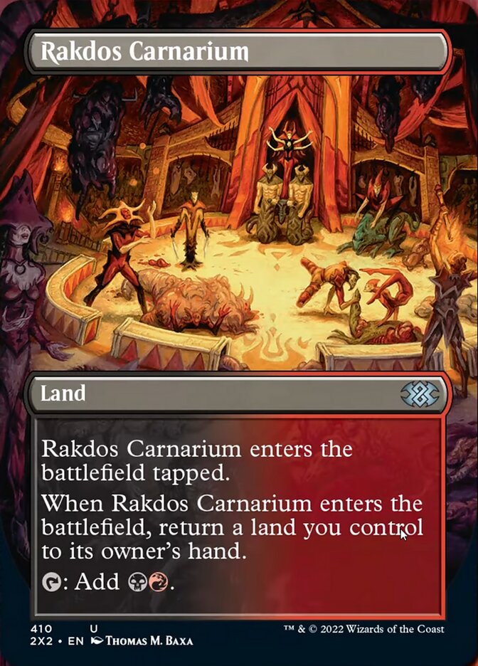 Rakdos Carnarium (Borderless Alternate Art) [Double Masters 2022] | Gam3 Escape