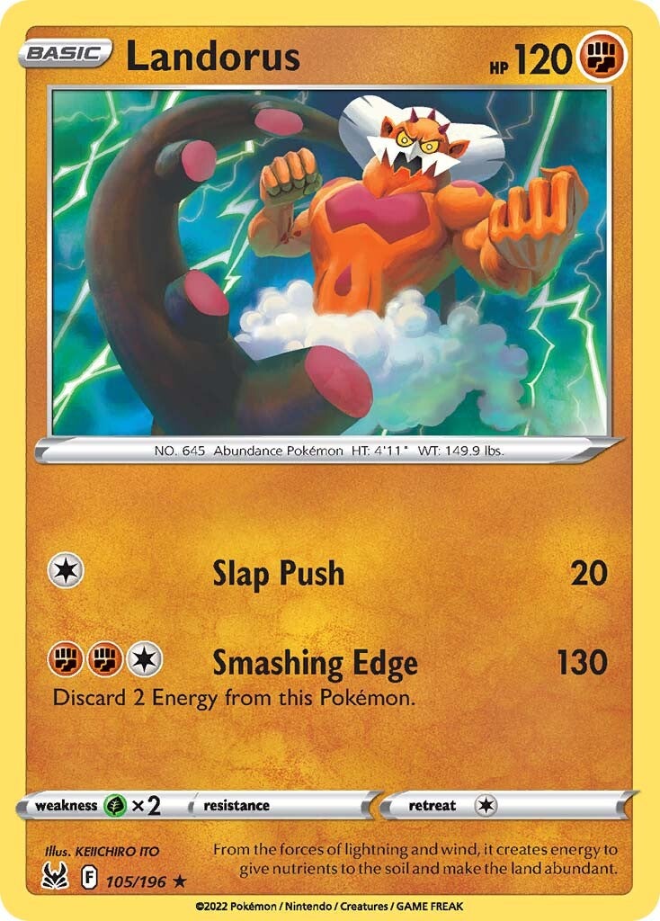 Landorus (105/196) [Sword & Shield: Lost Origin] | Gam3 Escape