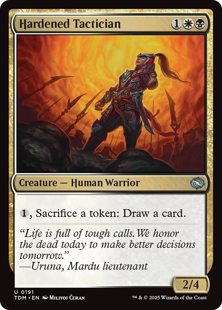 Hardened Tactician [Tarkir: Dragonstorm] | Gam3 Escape