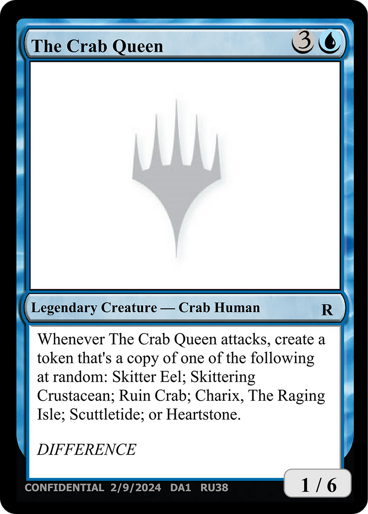 The Crab Queen [Mystery Booster 2 Playtest Cards] | Gam3 Escape