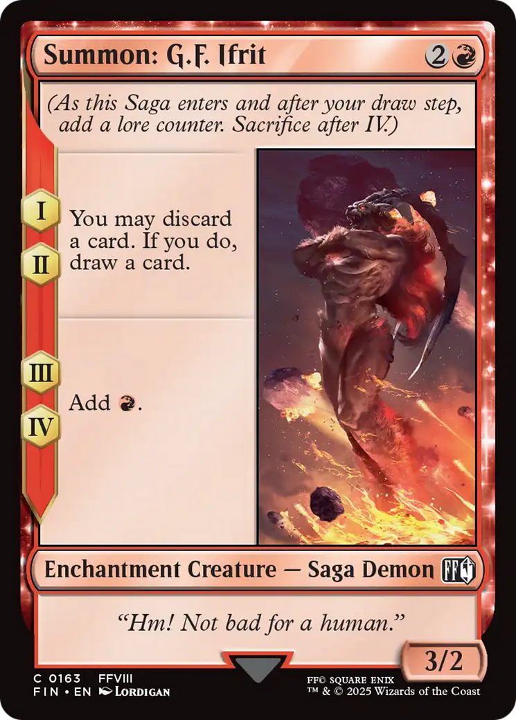 Summon: G.F. Ifrit [FINAL FANTASY] | Gam3 Escape