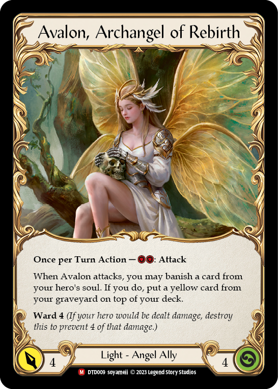 Figment of Rebirth // Avalon, Archangel of Rebirth [DTD009] (Dusk Till Dawn) | Gam3 Escape