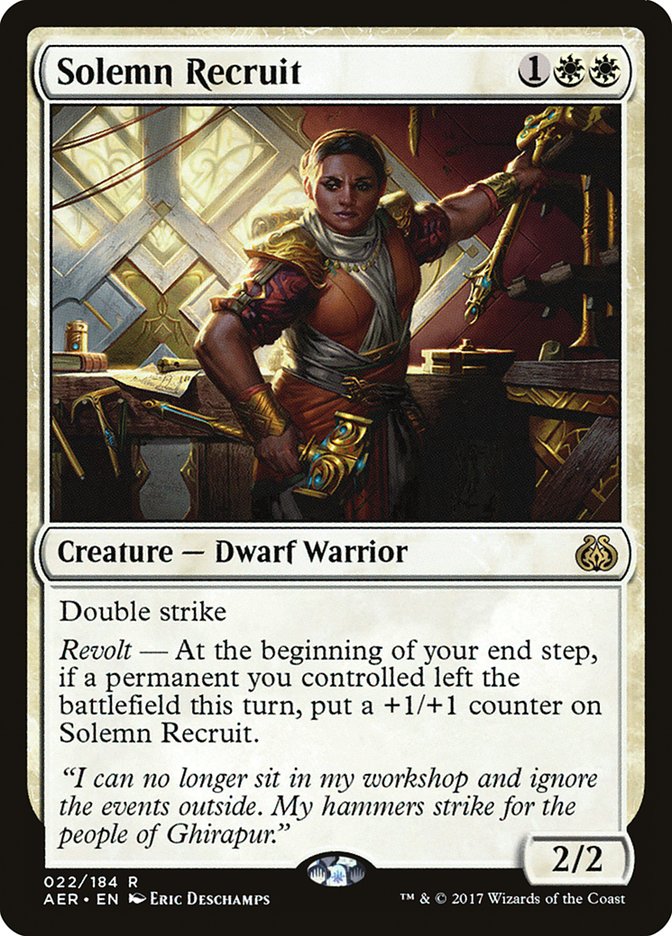 Solemn Recruit [Aether Revolt] | Gam3 Escape