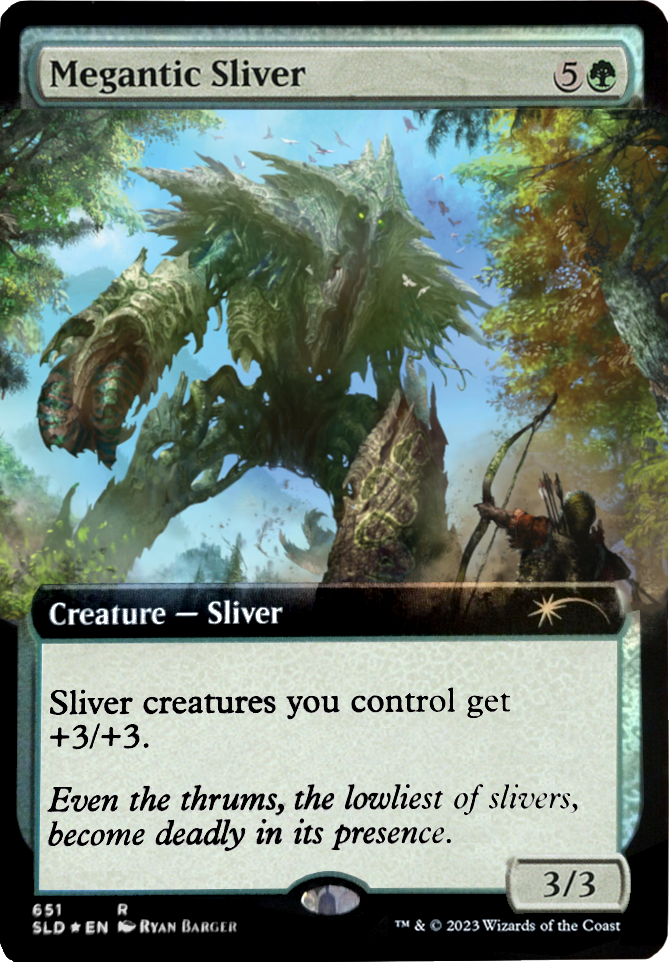 Megantic Sliver (Extended Art) [Secret Lair Drop Promos] | Gam3 Escape