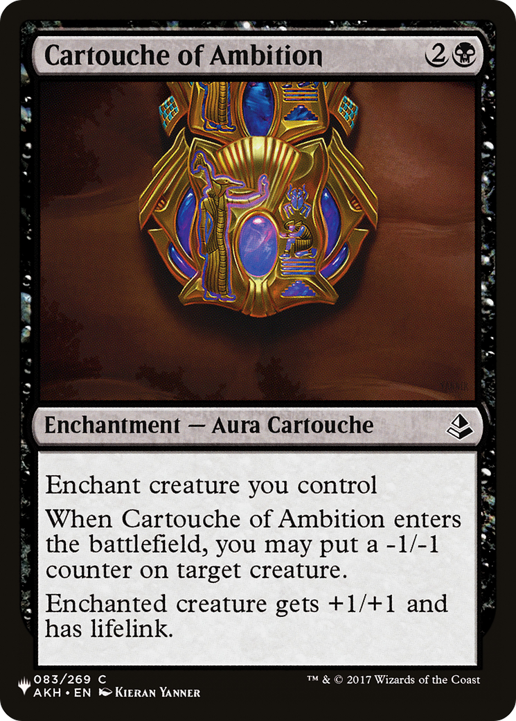 Cartouche of Ambition [The List Reprints] | Gam3 Escape