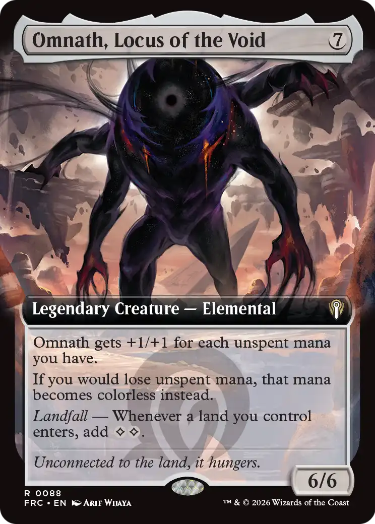 Omnath, Locus of the Void (Extended Art) [Reality Fracture Commander] | Gam3 Escape