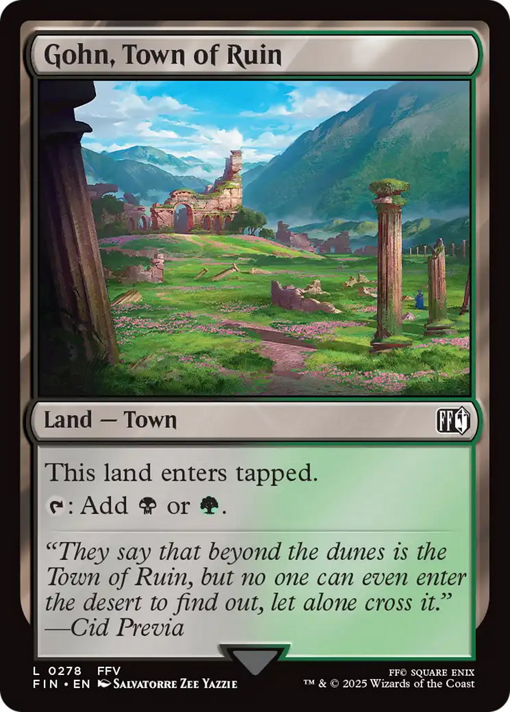 Gohn, Town of Ruin [FINAL FANTASY] | Gam3 Escape