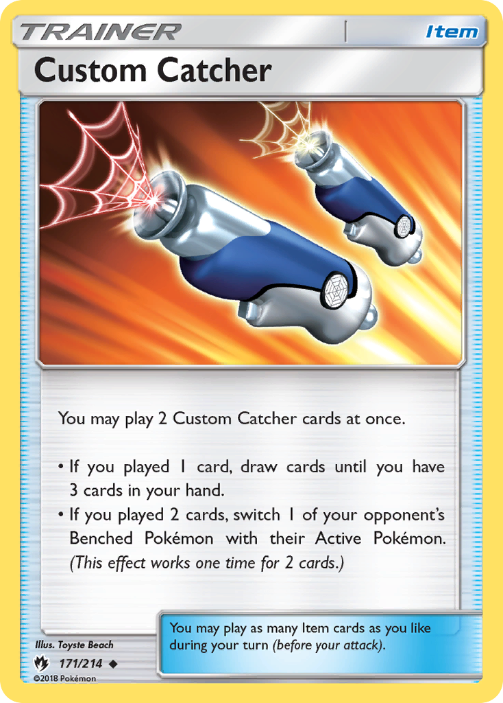 Custom Catcher (171/214) [Sun & Moon: Lost Thunder] | Gam3 Escape