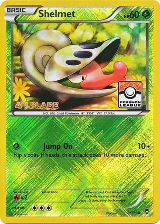 Shelmet (8/111) (League Promo 4th Place) [XY: Furious Fists] | Gam3 Escape