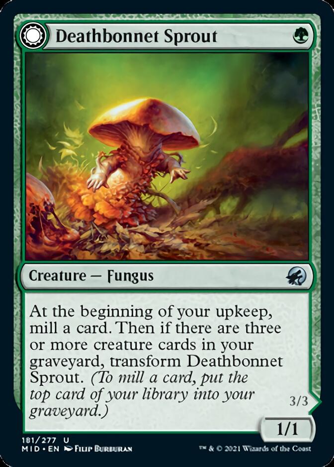Deathbonnet Sprout // Deathbonnet Hulk [Innistrad: Midnight Hunt] | Gam3 Escape