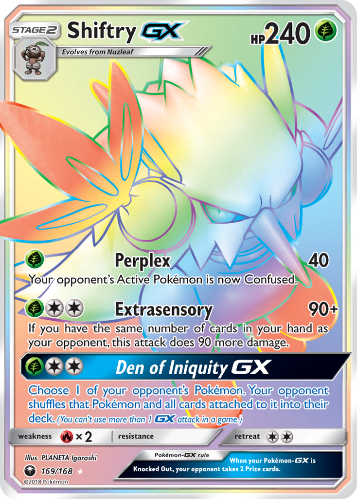 Shiftry GX (169/168) [Sun & Moon: Celestial Storm] | Gam3 Escape
