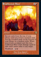 Calibrated Blast (Retro Foil Etched) [Modern Horizons 2] | Gam3 Escape