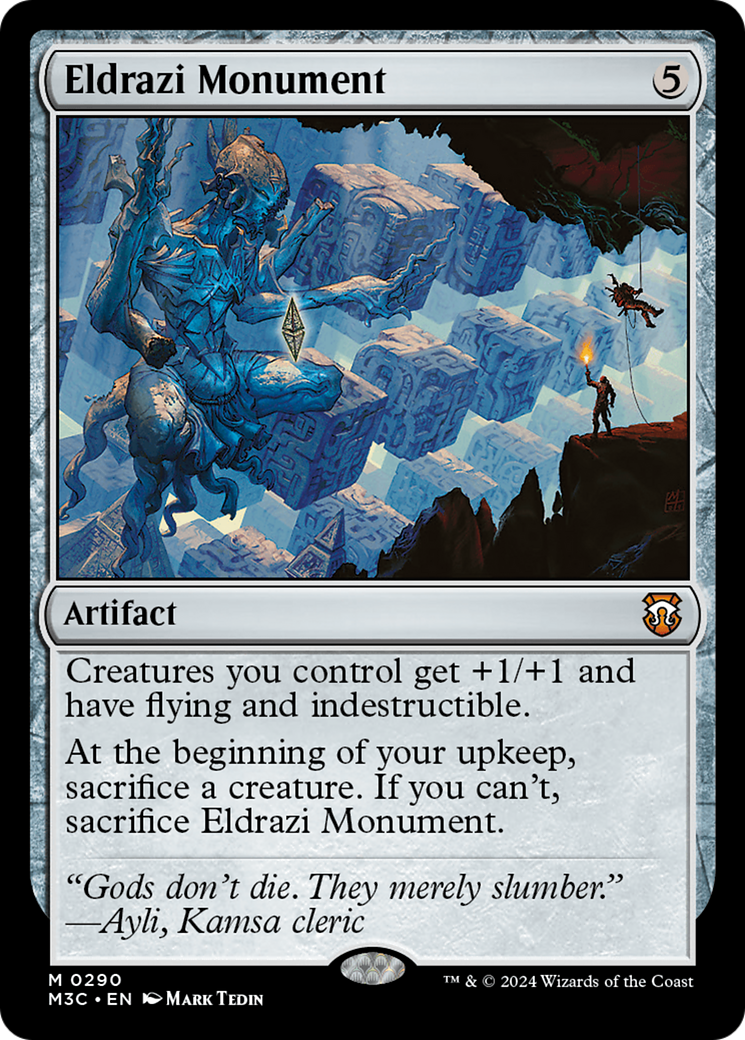 Eldrazi Monument (Ripple Foil) [Modern Horizons 3 Commander] | Gam3 Escape