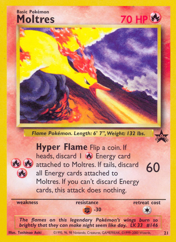 Moltres (21) [Wizards of the Coast: Black Star Promos] | Gam3 Escape