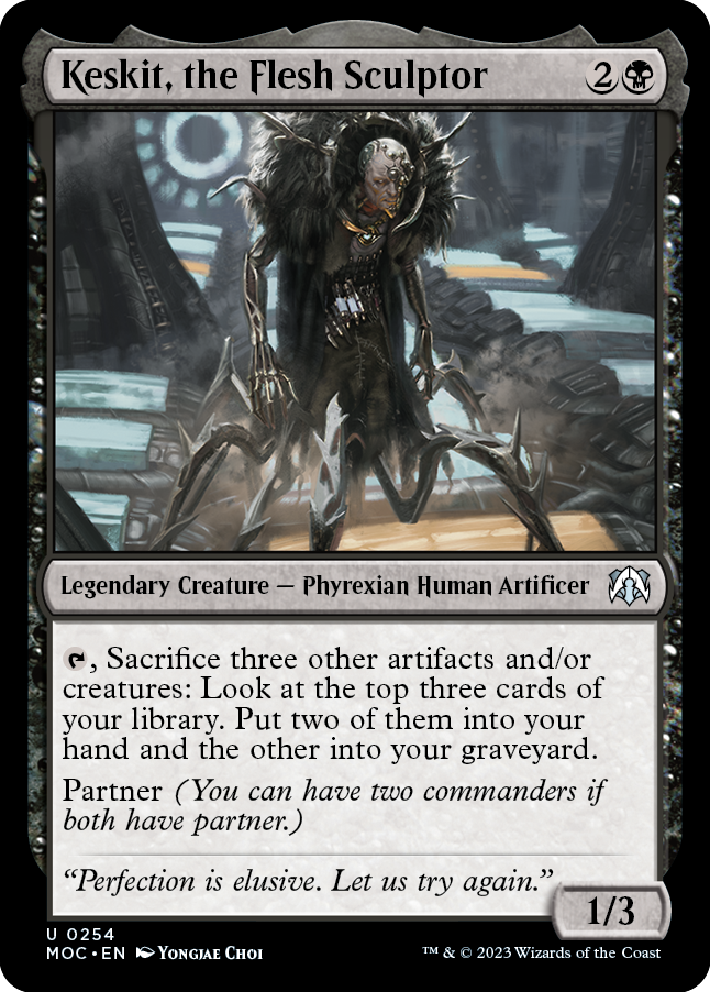 Keskit, the Flesh Sculptor [March of the Machine Commander] | Gam3 Escape