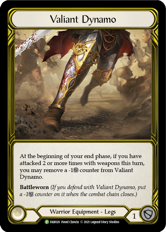 Valiant Dynamo (Golden) [FAB020] (Promo)  Cold Foil | Gam3 Escape