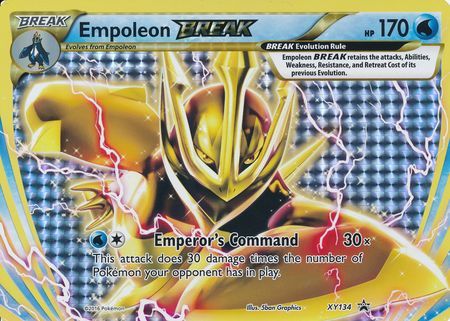 Empoleon BREAK (XY134) (Jumbo Card) [XY: Black Star Promos] | Gam3 Escape