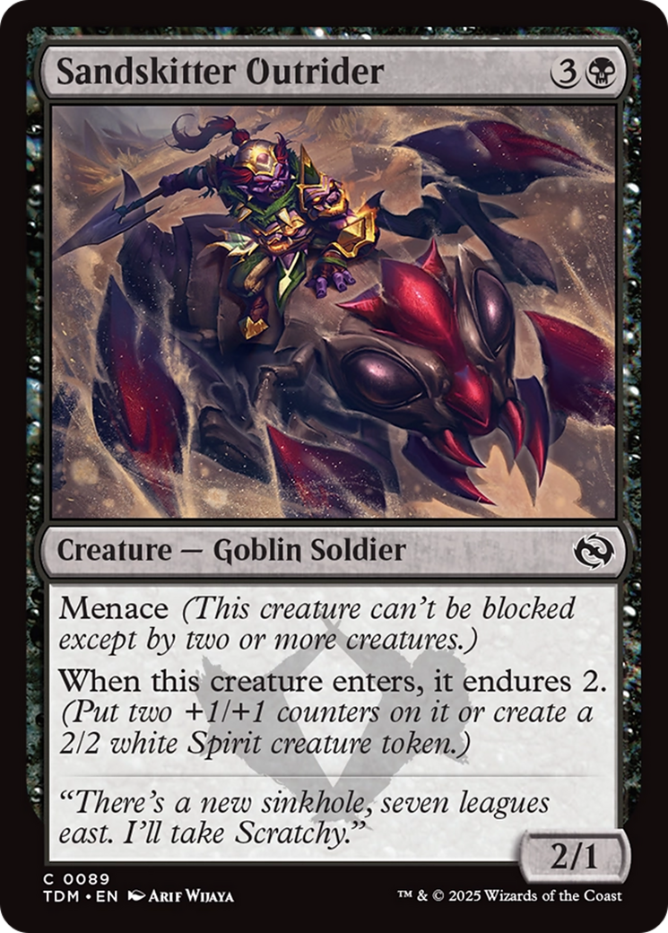Sandskitter Outrider [Tarkir: Dragonstorm] | Gam3 Escape