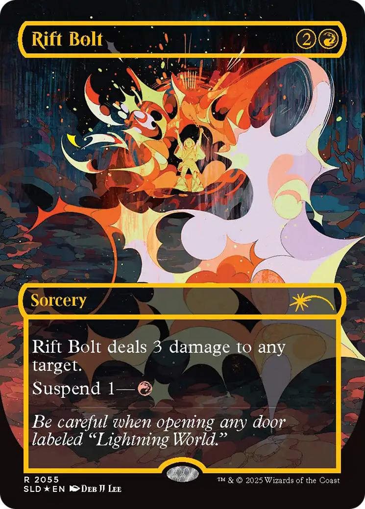 Rift Bolt (2055) (Raised Foil) [Secret Lair Drop Series] | Gam3 Escape
