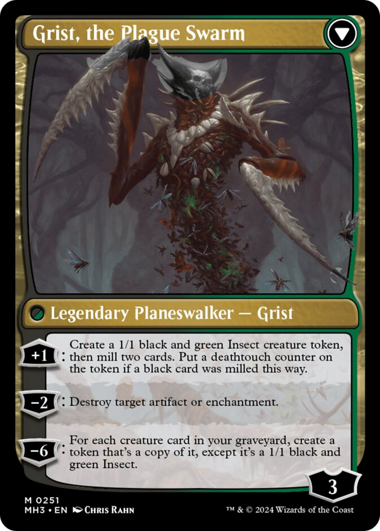 Grist, Voracious Larva // Grist, the Plague Swarm [Modern Horizons 3] | Gam3 Escape