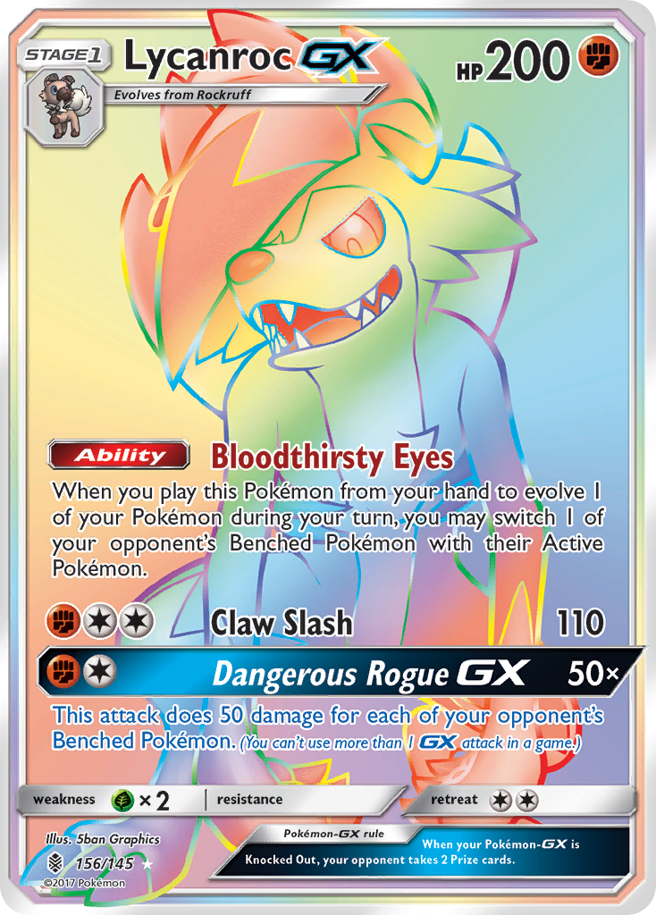 Lycanroc GX (156/145) [Sun & Moon: Guardians Rising] | Gam3 Escape