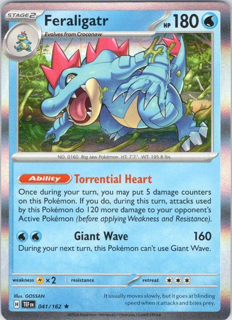 Feraligatr (041/162) [Scarlet & Violet: Temporal Forces] | Gam3 Escape