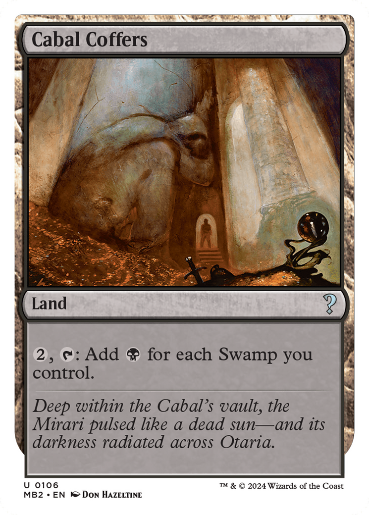 Cabal Coffers (White Border) [Mystery Booster 2] | Gam3 Escape