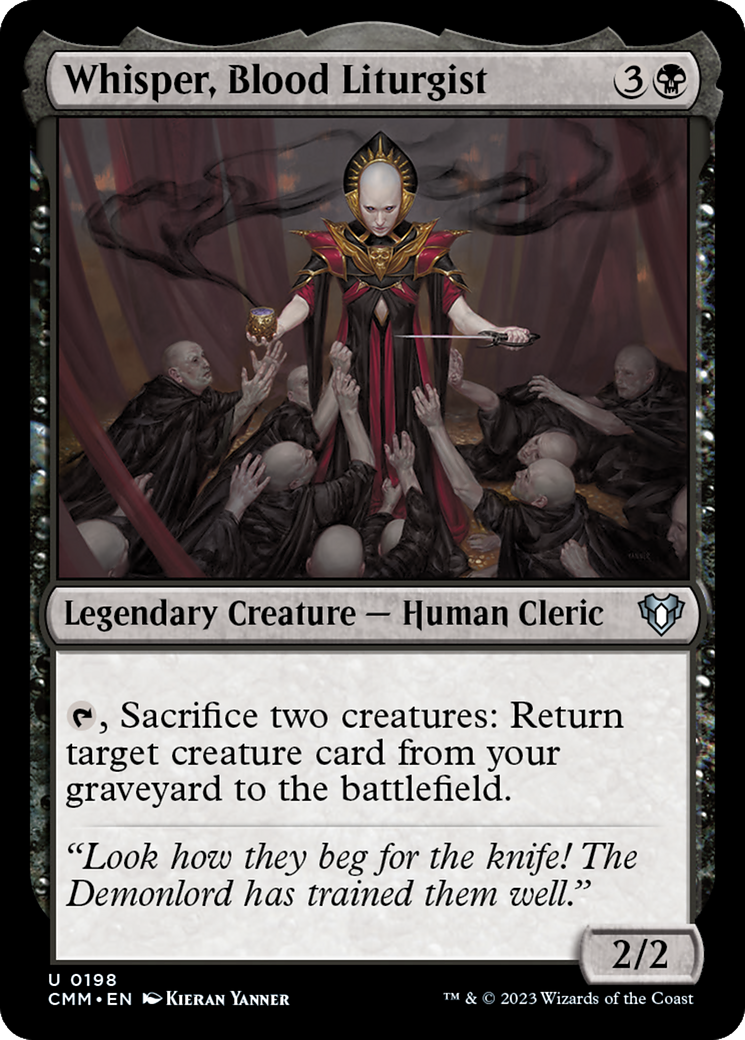 Whisper, Blood Liturgist [Commander Masters] | Gam3 Escape